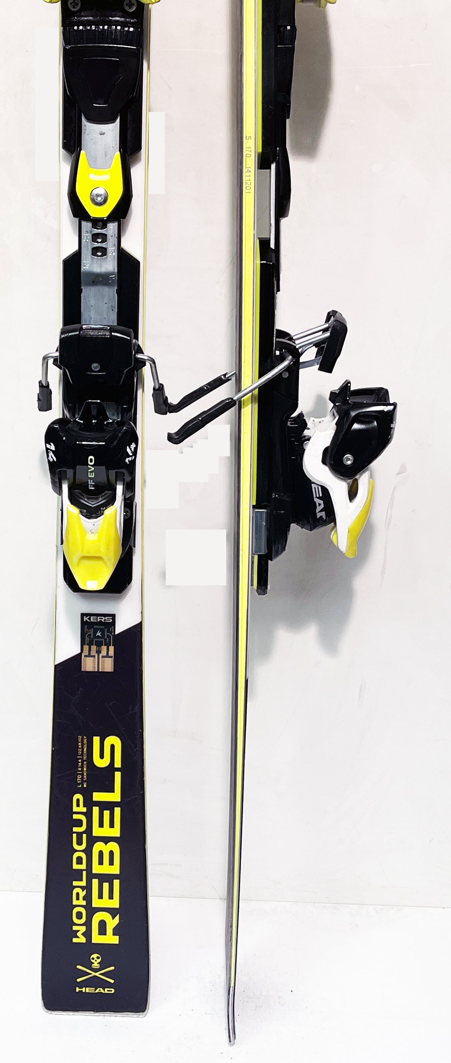 HEAD WORLDCUP REBELS i RACE 170 cm; Rennski mit Platte