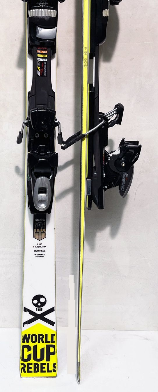HEAD WORLDCUP REBELS i SPEED  180 cm; RENNSKI mit Platte