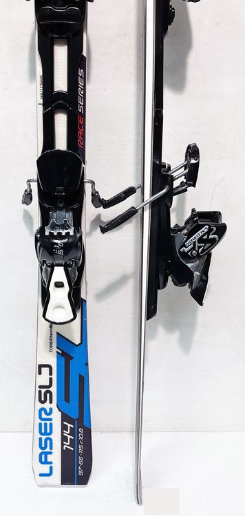 Stöckli LASER SLJ WORLDCUP 144 cm; Slalom Rennski mit Plat