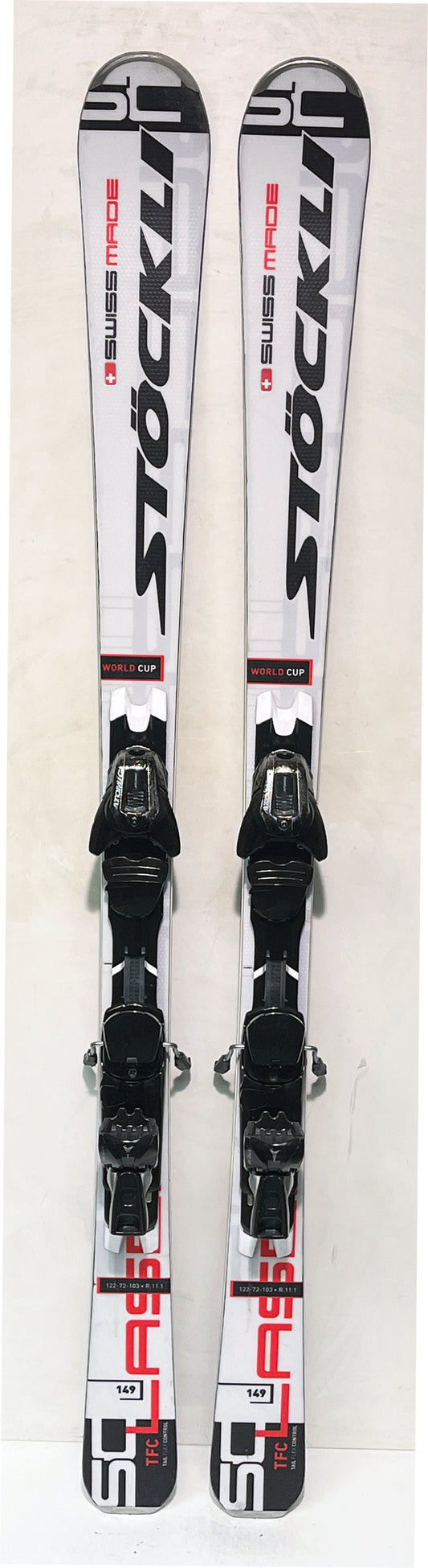 Stöckli LASER SC WORLDCUP TFC 146 cm; Rennski