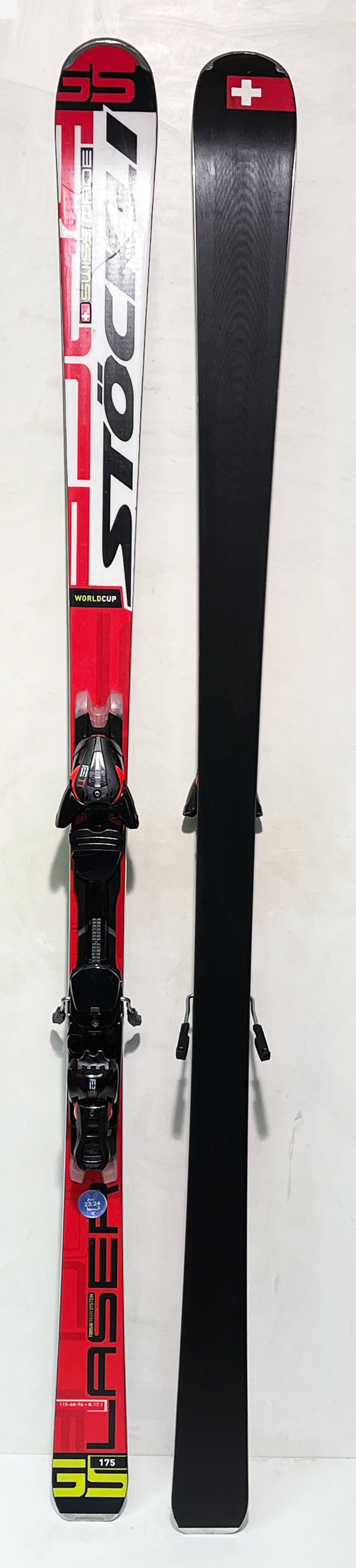 Stöckli LASER GS WORLDCUP 175 cm; GS Rennski mit Platte
