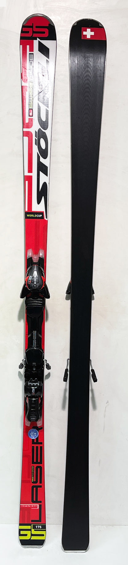 Stöckli LASER GS WORLDCUP 175 cm; GS Rennski mit Platte