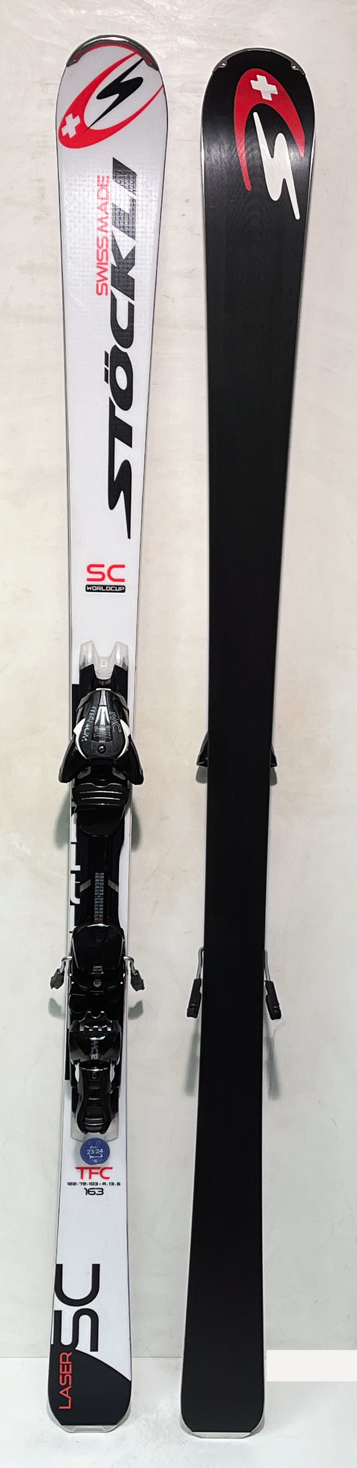 Stöckli LASER SC WORLDCUP TFC 163 cm; Rennski