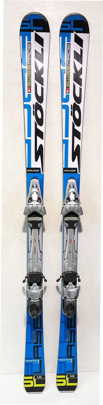Stöckli LASER SL WORLDCUP 160 cm Slalom RENNSKI mit Platte