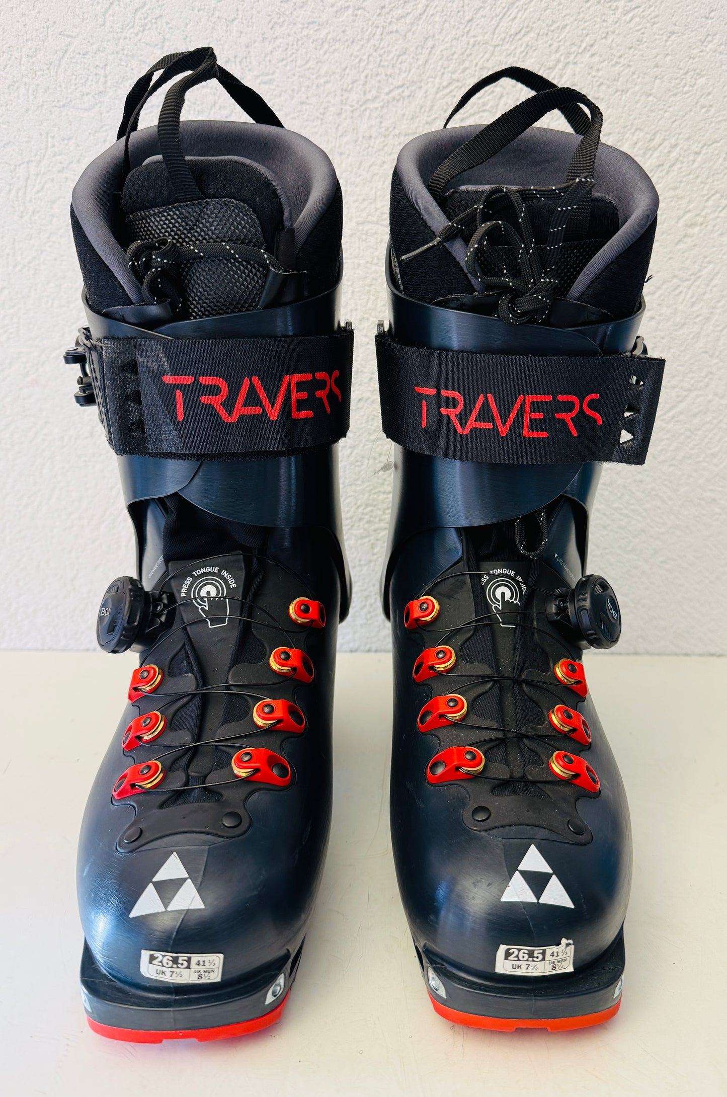 Tourenskischuhe -NEU-FISCHER TRAVERS Gr. 41 +1/3 ( 26.5 Mondo)