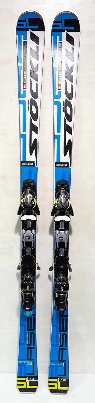 Stöckli LASER SL WORLDCUP  165 cm; Slalom-RENNSKI mit Platte
